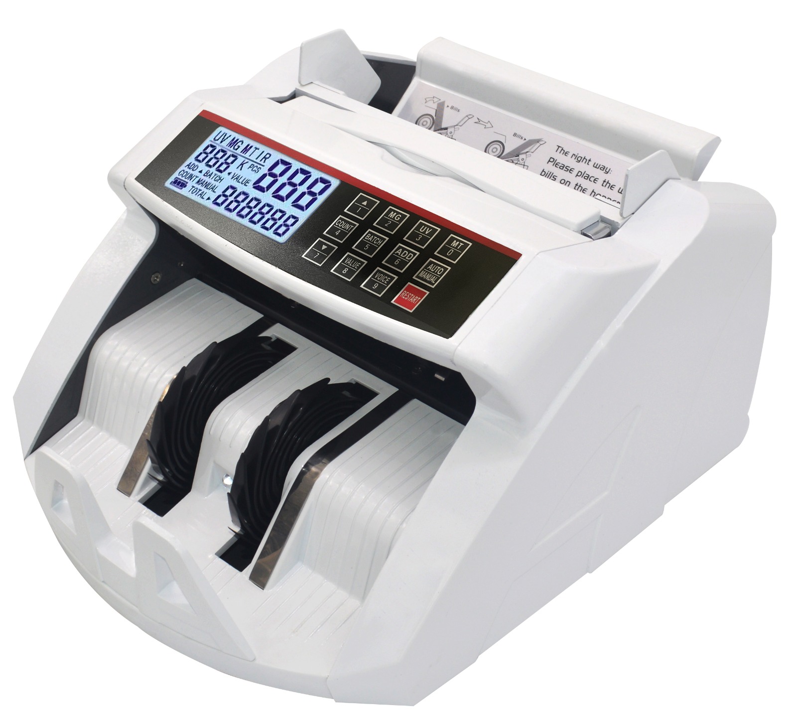 Loose Note Counting Machines – ZEKTRA – 2108 LCD - Image 4